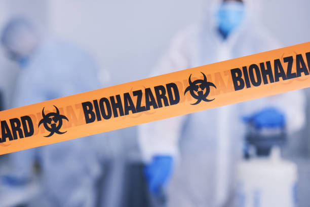 Professional Biohazard Cleanup technician working in Greencastle, PA